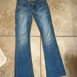 True Religion Blue Flare & Wide Leg Jeans